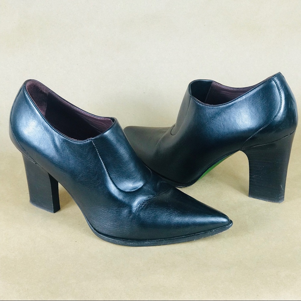 Lisa for Donald J Pliner Leather Booties w/Heel